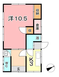 岡山県倉敷市西中新田【一戸建】の間取り