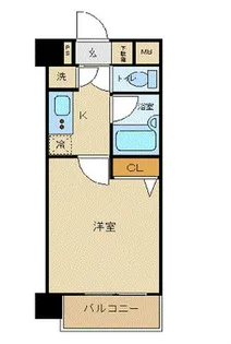 パレステュディオ早稲田【2階】の間取り