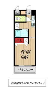 アスフローレス【4階】の間取り