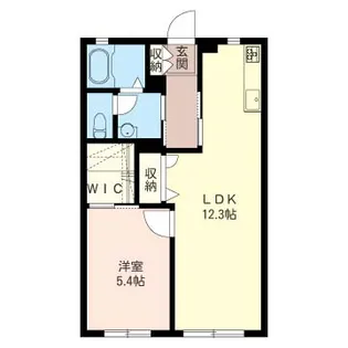 サンクラヴィエ【1階】の間取り