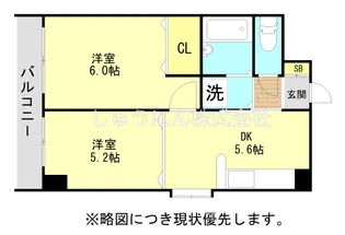マーキスみなみ【2階】の間取り