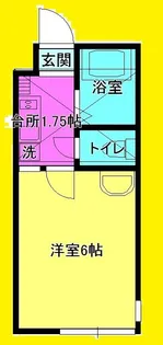 ロッシェル橋本3 1号棟【1階】の間取り