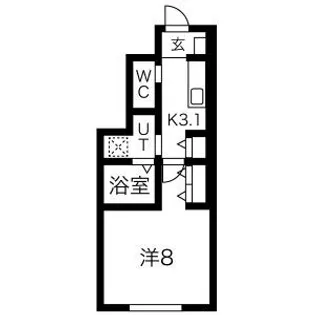 Broadway(ブロードウェイ)I【1階】の間取り