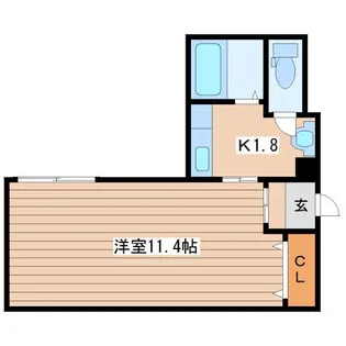サンタの館II【4階】の間取り