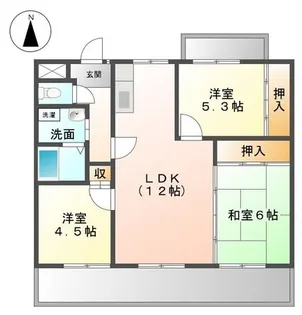 ドルチェ【3階】の間取り