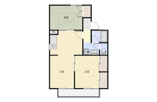 レジデンスオリーブA【2階】の間取り