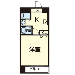 1Kの間取り画像