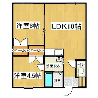仙石マンション【2階】の間取り