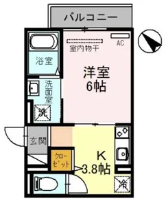 RIHITO堺東【3階】の間取り