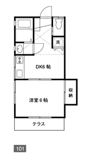 アレッシア【1階】の間取り