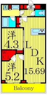 SPコート保塚町【5階】の間取り