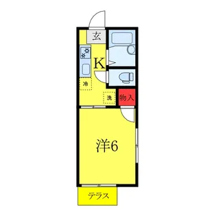 ファミーユ酒井【1階】の間取り