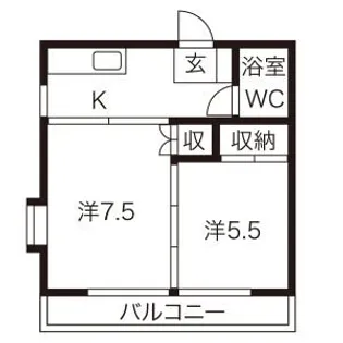 ACTY【1階】の間取り