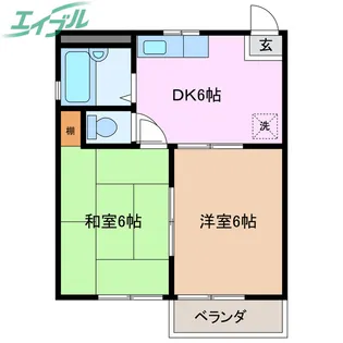 コンフォードクロダ【2階】の間取り