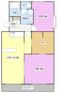 グランデ【2階】の間取り