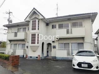 岡山県岡山市北区下中野【アパート】の外観