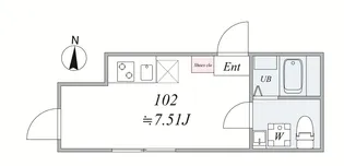 LANDMARK Kiyosumi Shirakawa【1階】の間取り