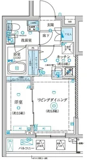 ベルシード王子神谷【2階】の間取り