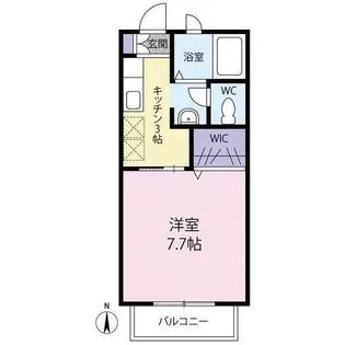 クレール西浦和A【1階】の間取り