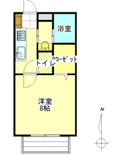 アーバンロータスさの【1階】の間取り