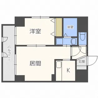 ヘルム21【7階】の間取り