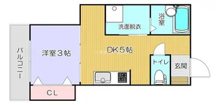 大阪府大阪市天王寺区城南寺町【マンション】の間取り