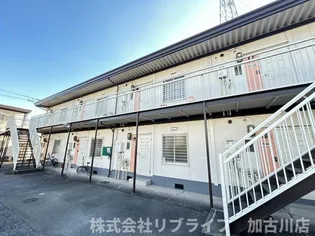 三船ハイツB棟【1階】の外観