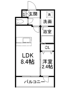 MJC京都西大路I【5階】の間取り