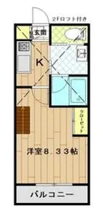 埼玉県深谷市国済寺【アパート】の間取り