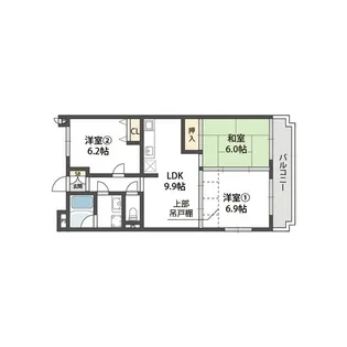ベルドミール【1階】の間取り