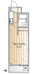 東京都品川区旗の台2【マンション】の間取り