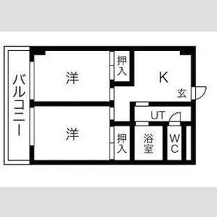 国分町クリスタルビル【3階】の間取り