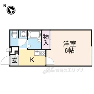 レオパレス孫平治【2階】の間取り