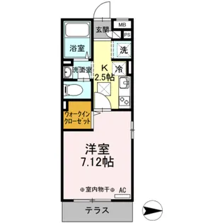 アクシス・ウィルII【2階】の間取り