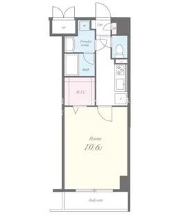 soleil神楽坂 ソレイユ神楽坂【5階】の間取り