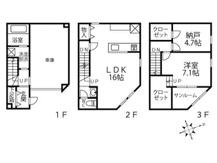 ソラーナ横川の間取り