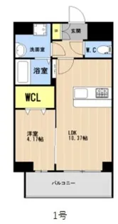 LIBTH前島III【5階】の間取り