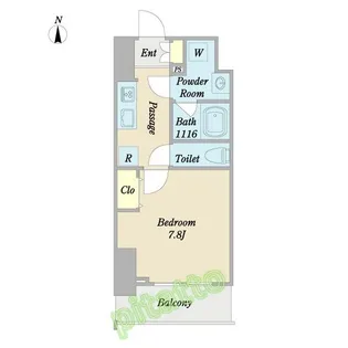 愛知県名古屋市中区上前津2【マンション】の間取り
