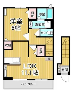 アスカD【2階】の間取り