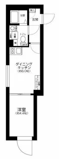 東京都中央区日本橋中洲【マンション】の間取り