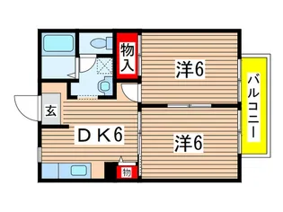 ルミエールC【2階】の間取り