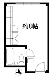 赤坂レジデンシャルホテル【5階】の間取り