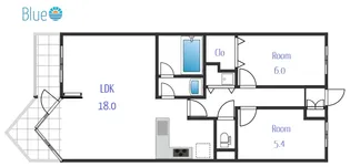 エンゼルパレス【2階】の間取り