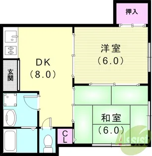 サニーヒル【2階】の間取り