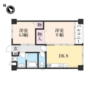 コンフォーレT2【3階】の間取り