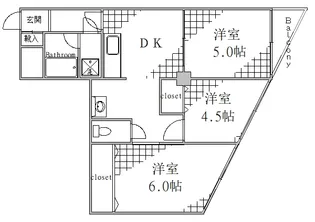 東京都江東区清澄1【マンション】の間取り