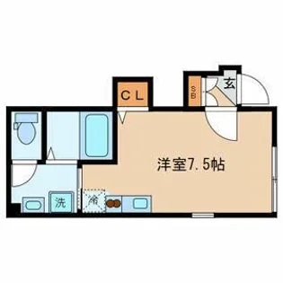 La Grue II(ラグル-エ2)【1階】の間取り