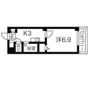 愛知県名古屋市南区泉楽通1【マンション】の間取り