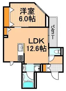 リブラ北千住【2階】の間取り
