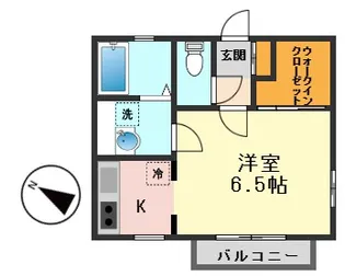 東京都江戸川区南小岩2【アパート】の間取り